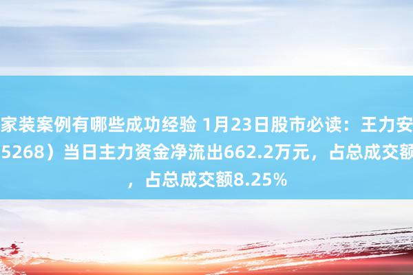 家装案例有哪些成功经验 1月23日股市必读：王力安防（605268）当日主力资金净流出662.2万元，占总成交额8.25%